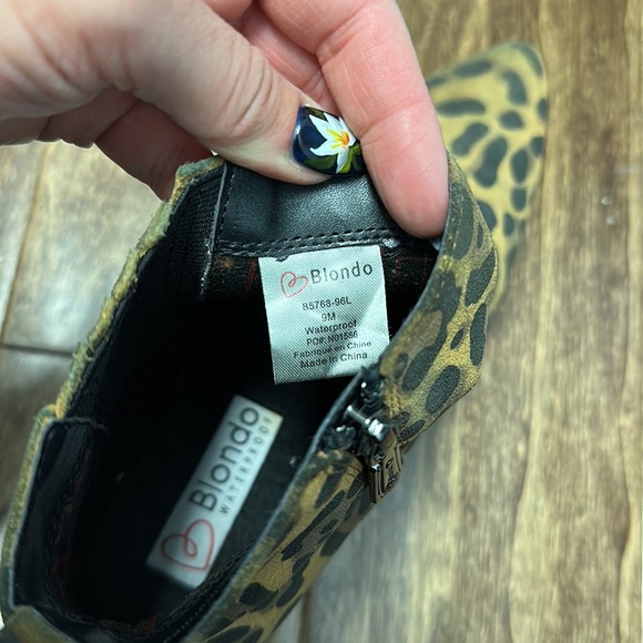 Blondo Animal Print Waterproof Booties - Picture 11 of 14